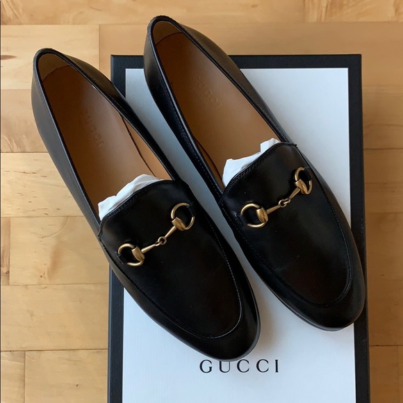 Gucci Shoes - NWT Gucci Jordaan leather black loafers